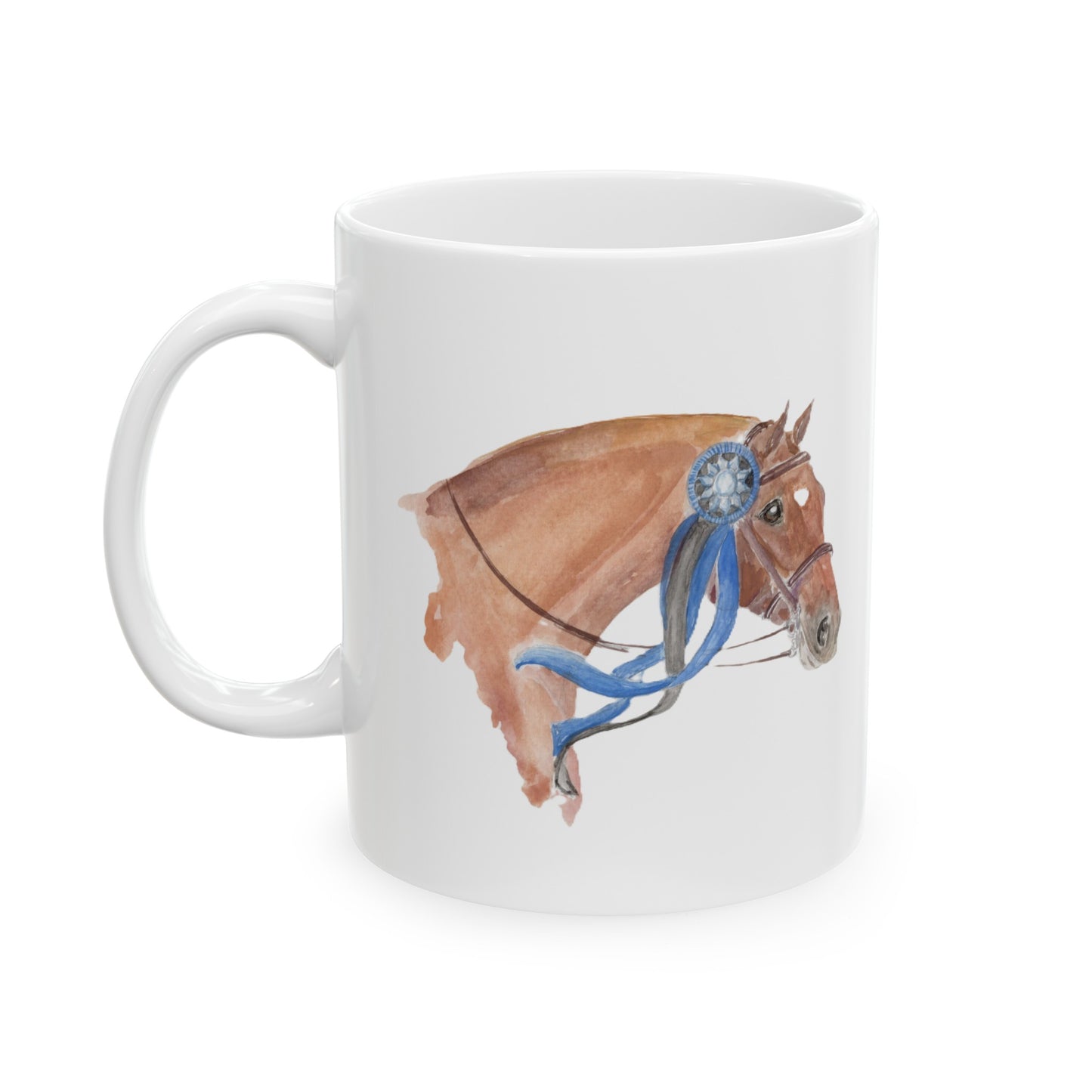 Calvin Regal in Royal  Ceramic Mug, (11oz, 15oz)