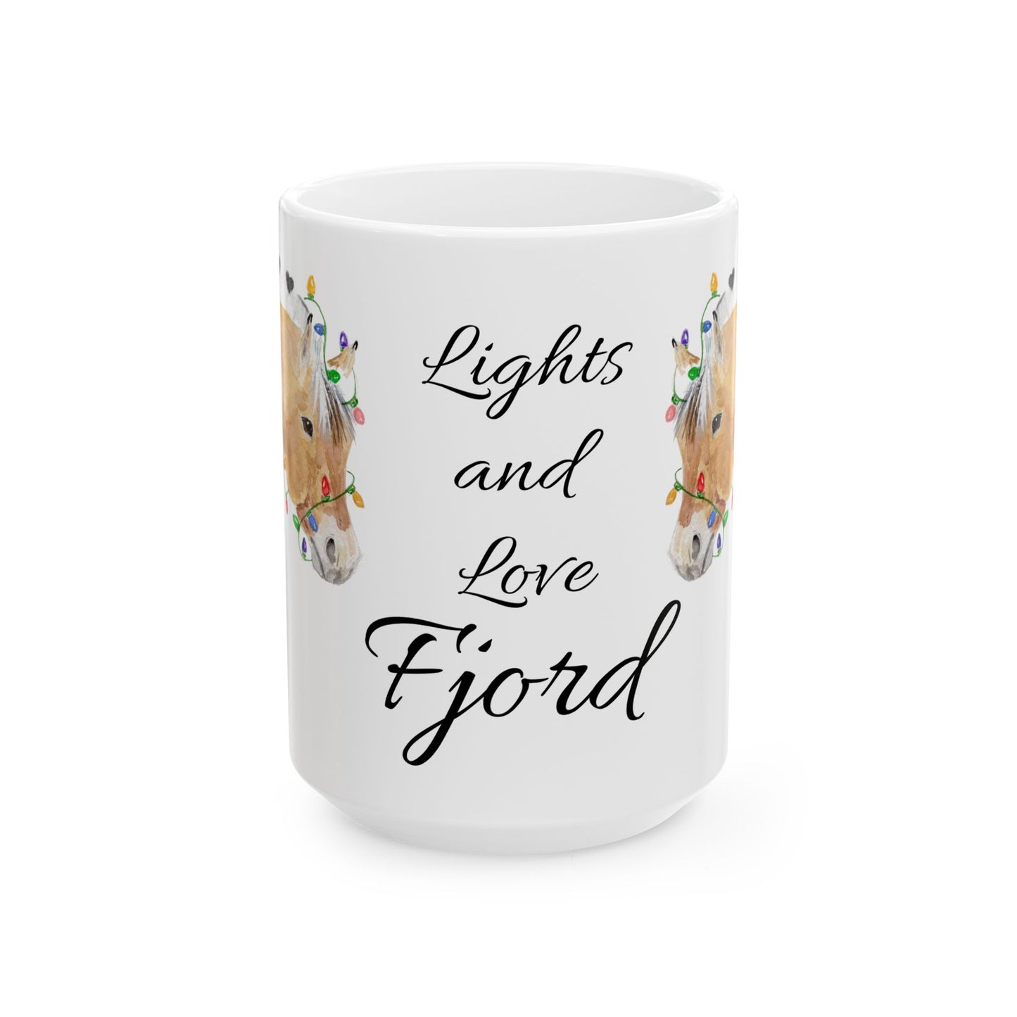 Lights and Love — Fjord Horse Mug