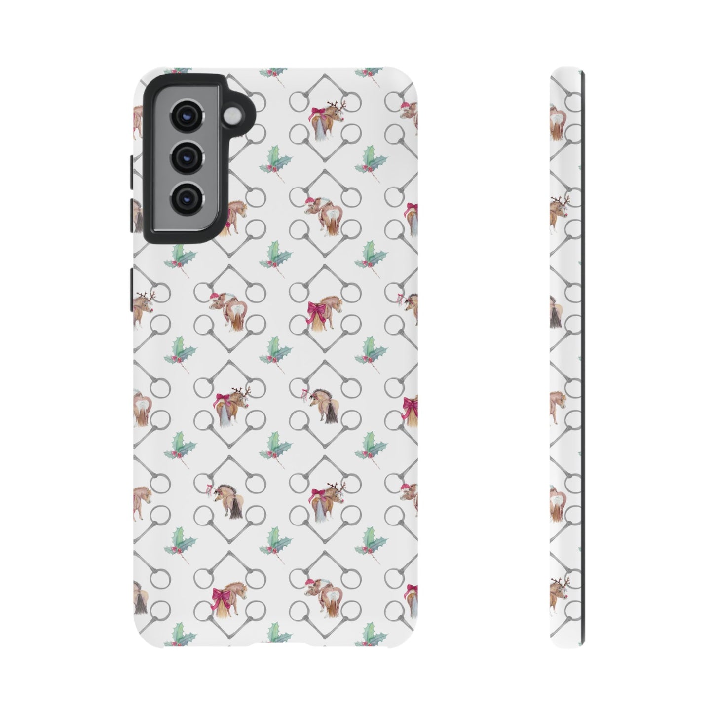 Adorable Ponies and holly Tough Phone Cases