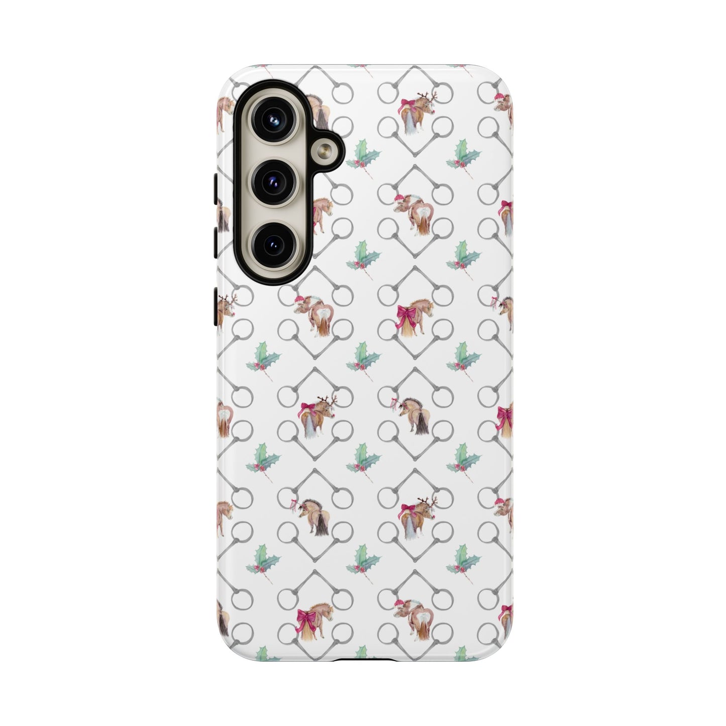 Adorable Ponies and holly Tough Phone Cases