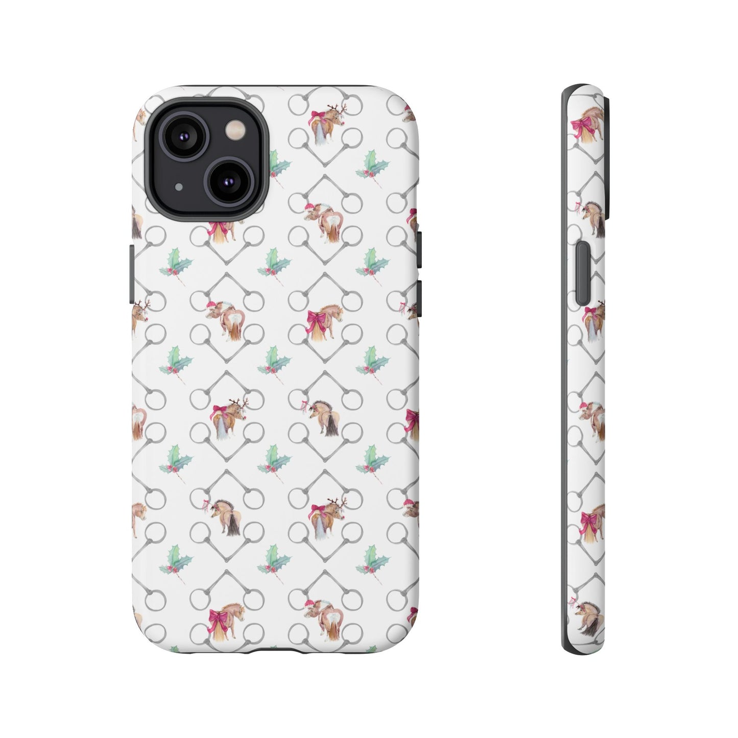 Adorable Ponies and holly Tough Phone Cases