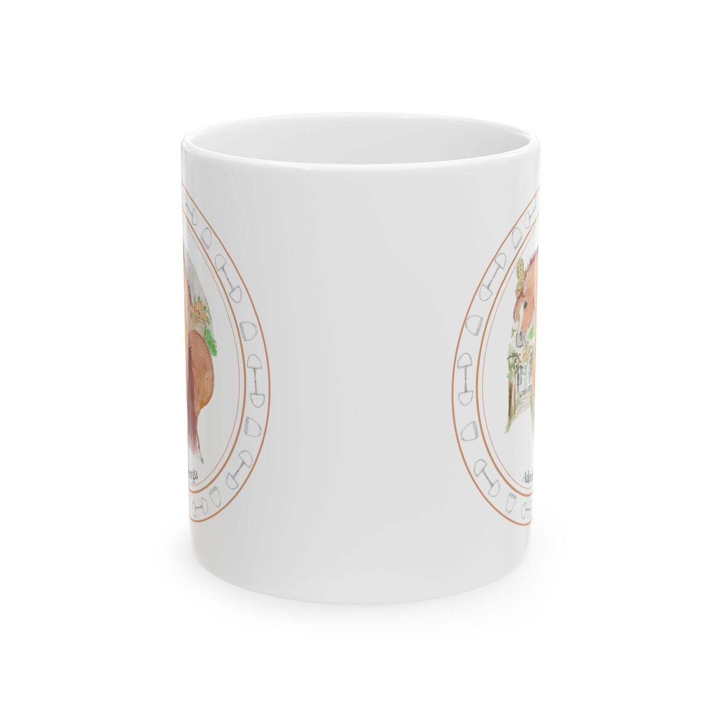 Adorable Georgia  Mug — 'She’s Got Her Peaches Picked' Ceramic Coffee Mug