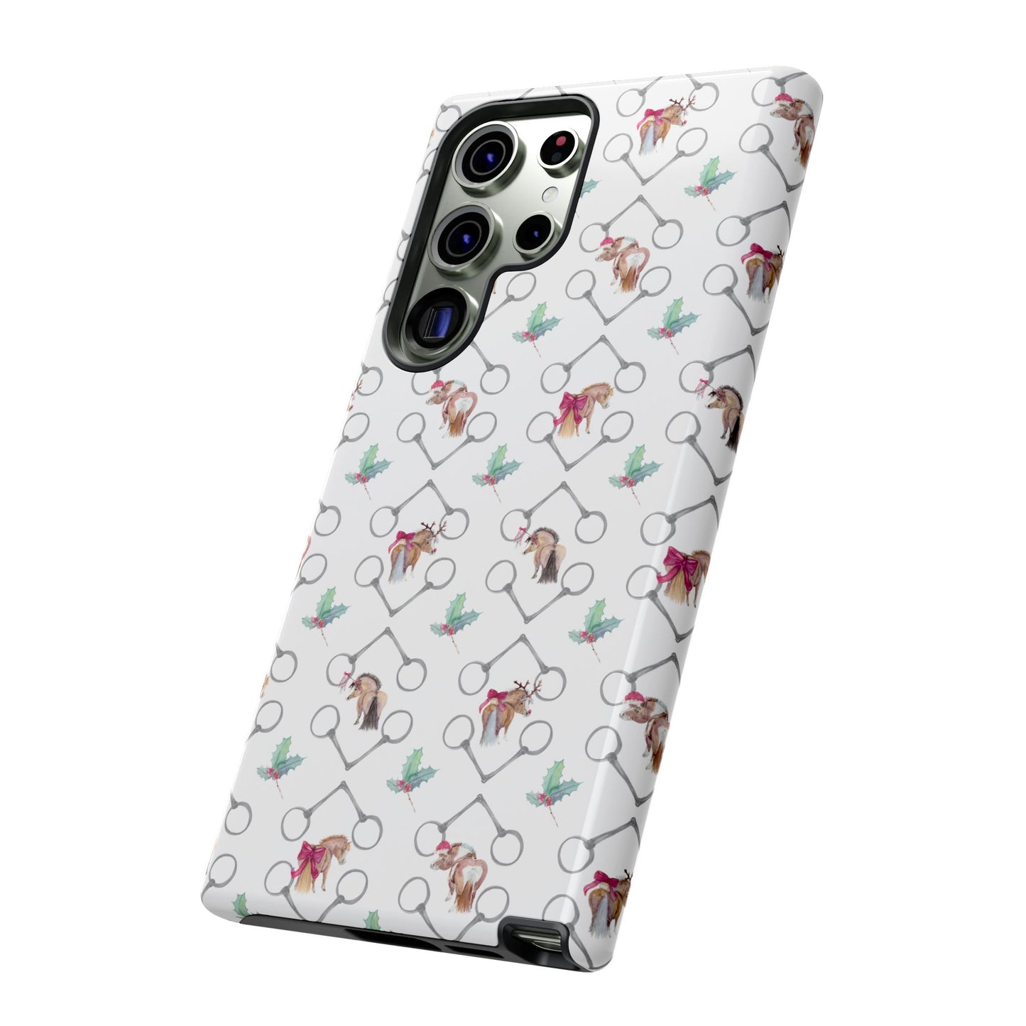 Adorable Ponies and holly Tough Phone Cases