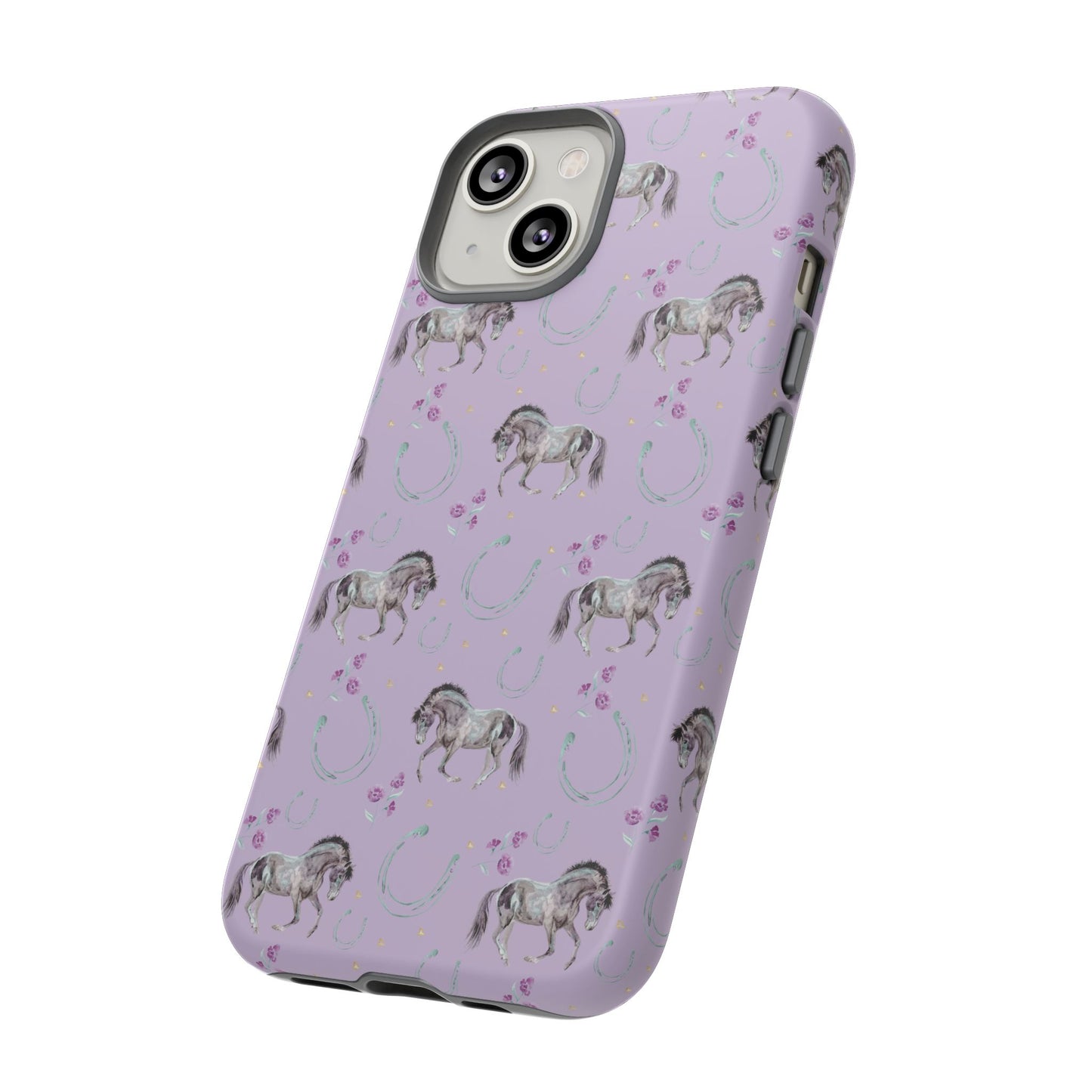 Lucky Mustangs in Lavender Tough Phone Case