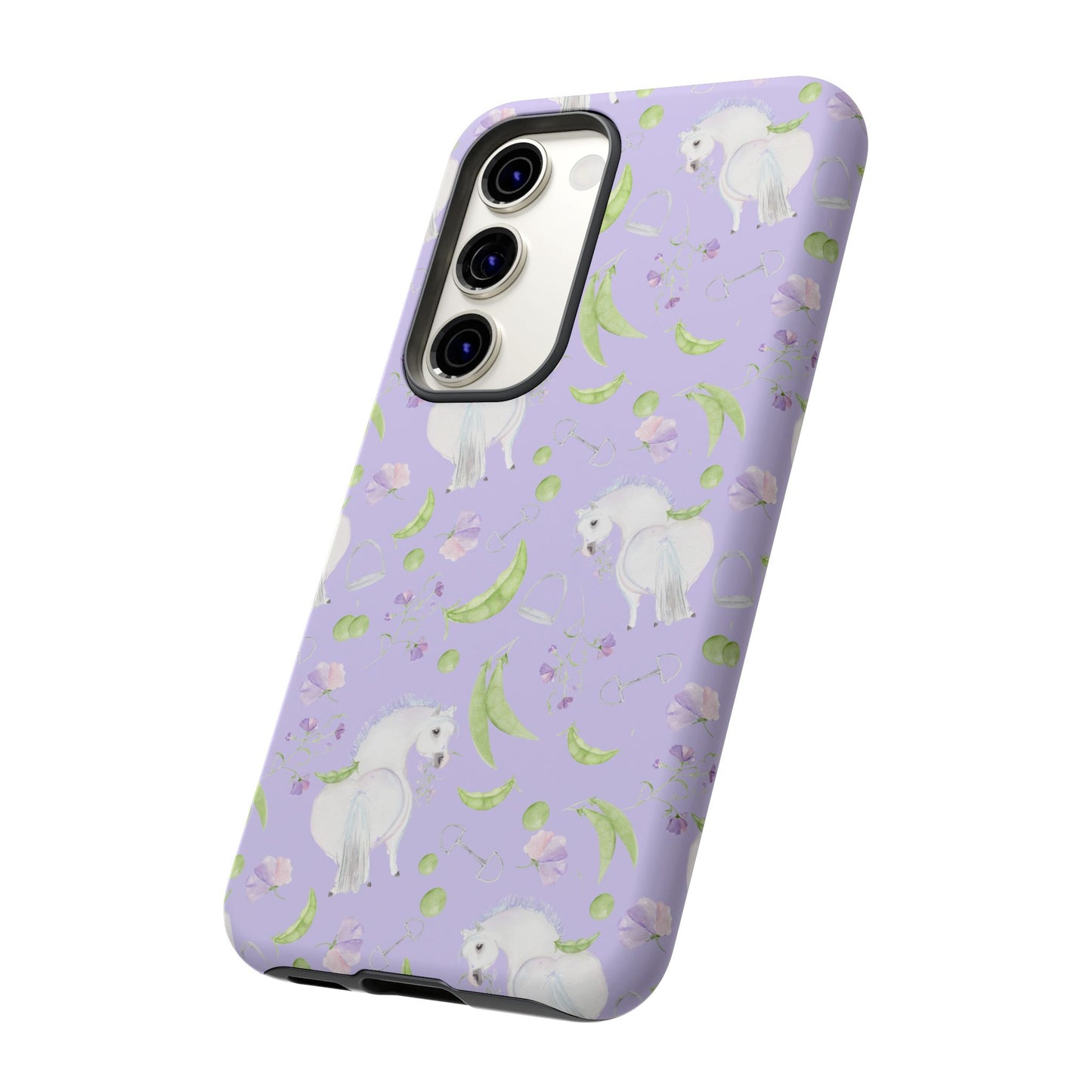 Adorable Pea Pod Lavendar   Tough Phone Cases