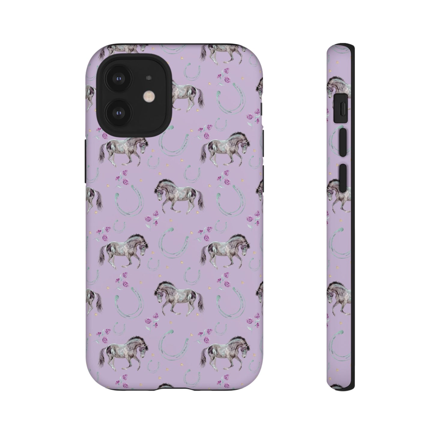 Lucky Mustangs in Lavender Tough Phone Case