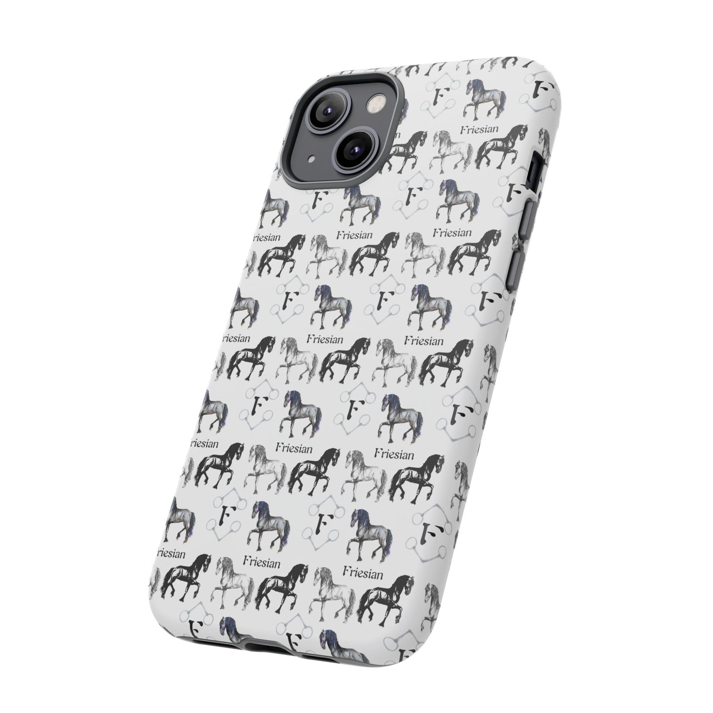 F is for Friesian Tough Phone Case