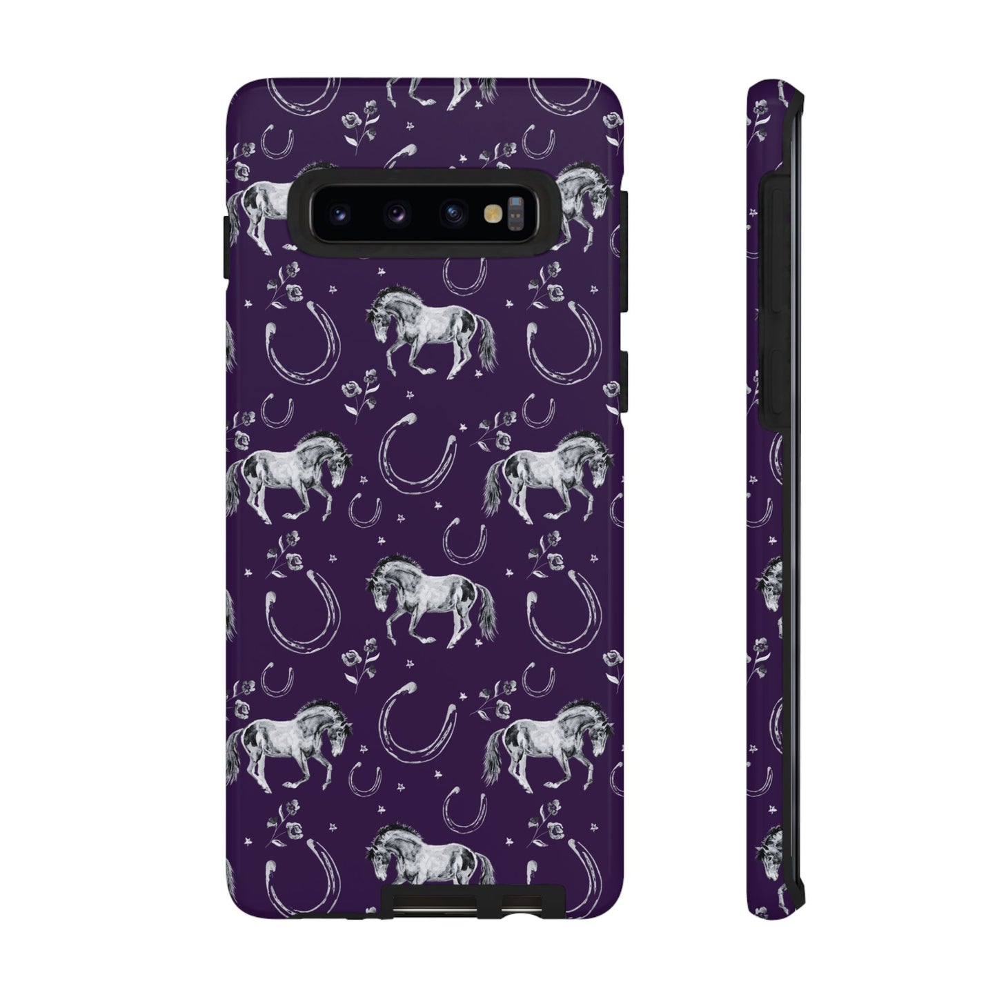 Lucky Mustang in Dark Purple Tough Phone Case