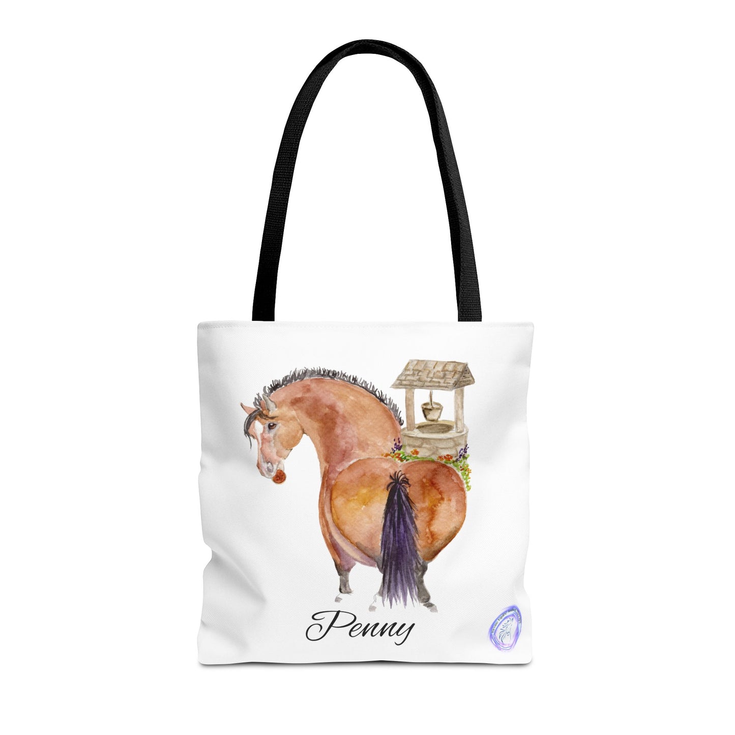 Adorable little Penny Tote Bag - Whimsical Equestrian Design