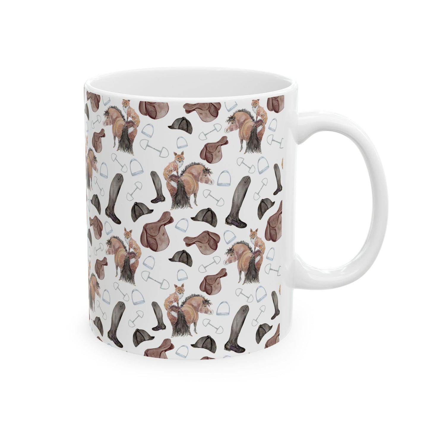 Adorable fox pony Watercolor-  Mug