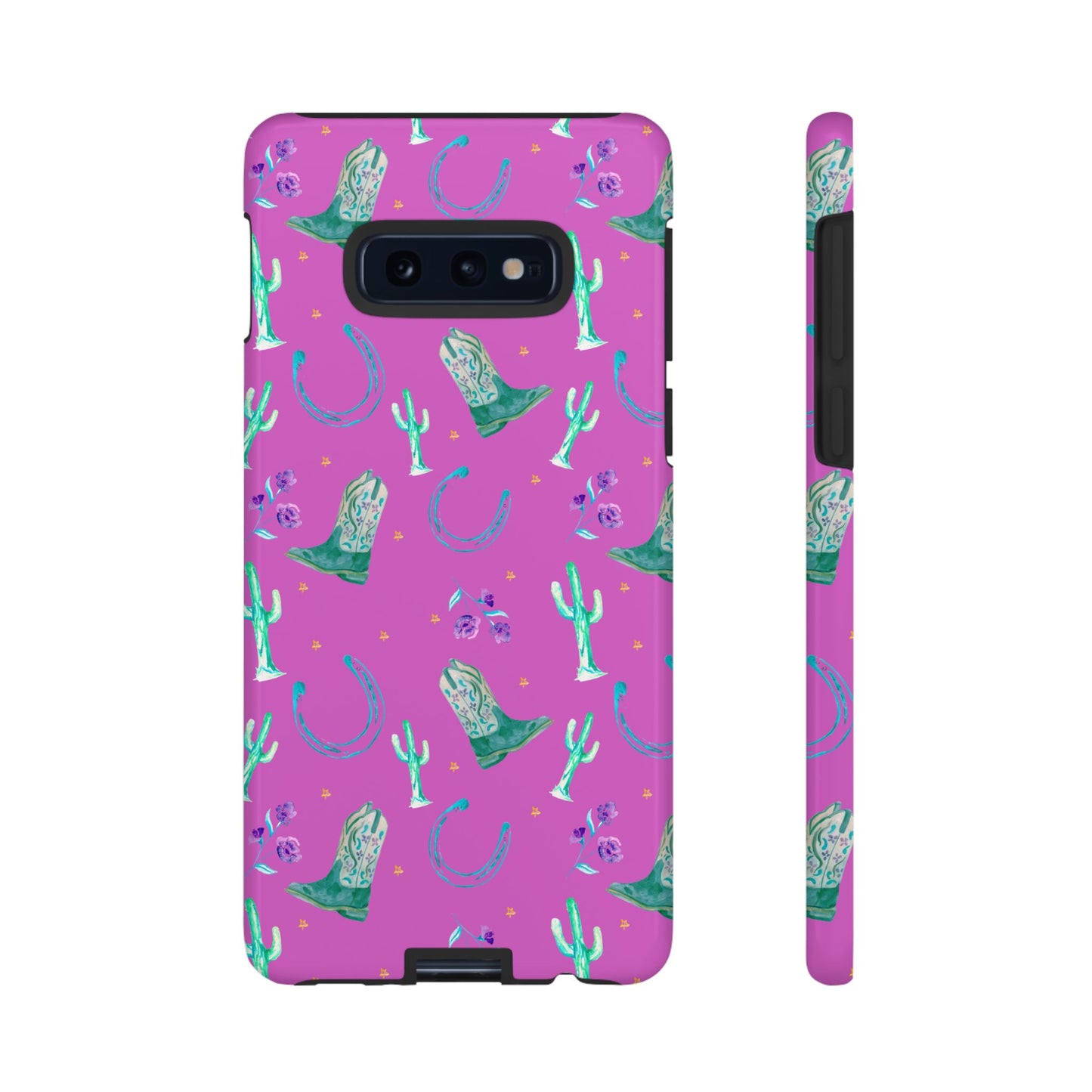 Lucky Boots in Pink Tough Phone Case