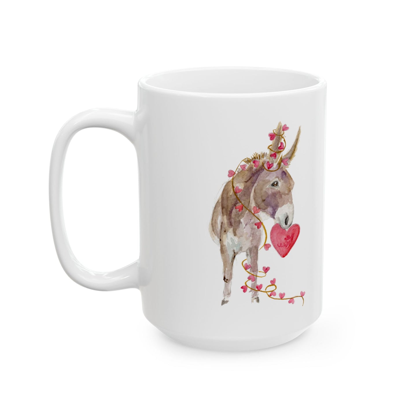 Be Mine Valentine Donkey Mug