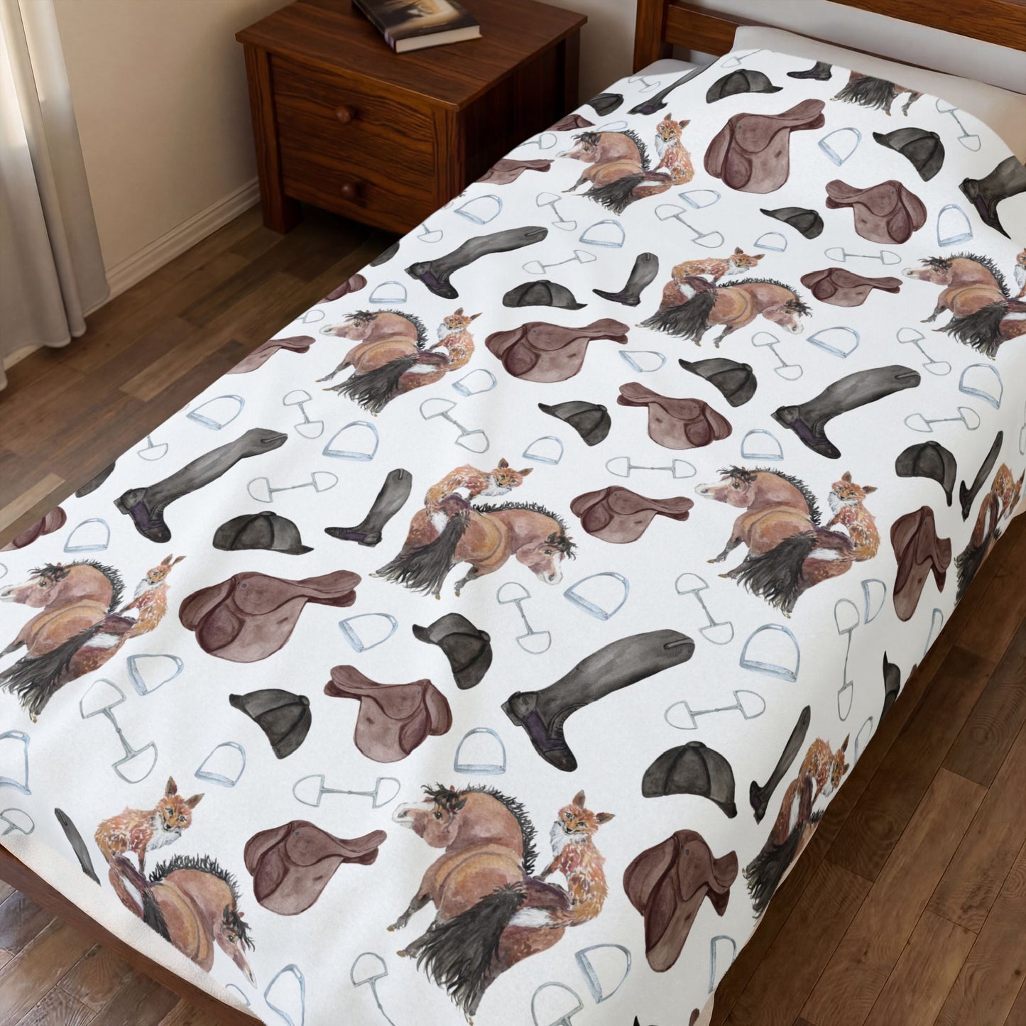 Adorable Fox pony blanket