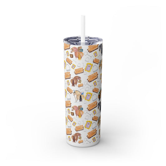 20oz Skinny Tumbler with Adorable Friends Ponies