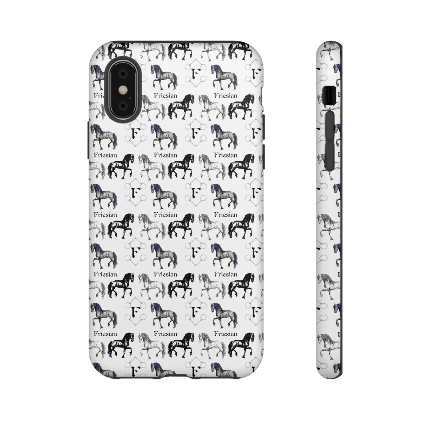 F is for Friesian Tough Phone Case