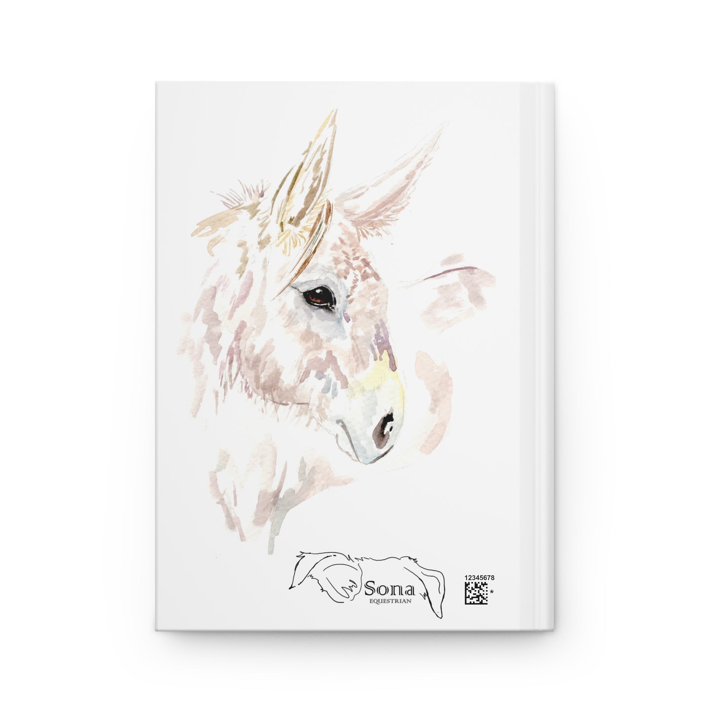 Expressive- Donkey watercolor-  Journal