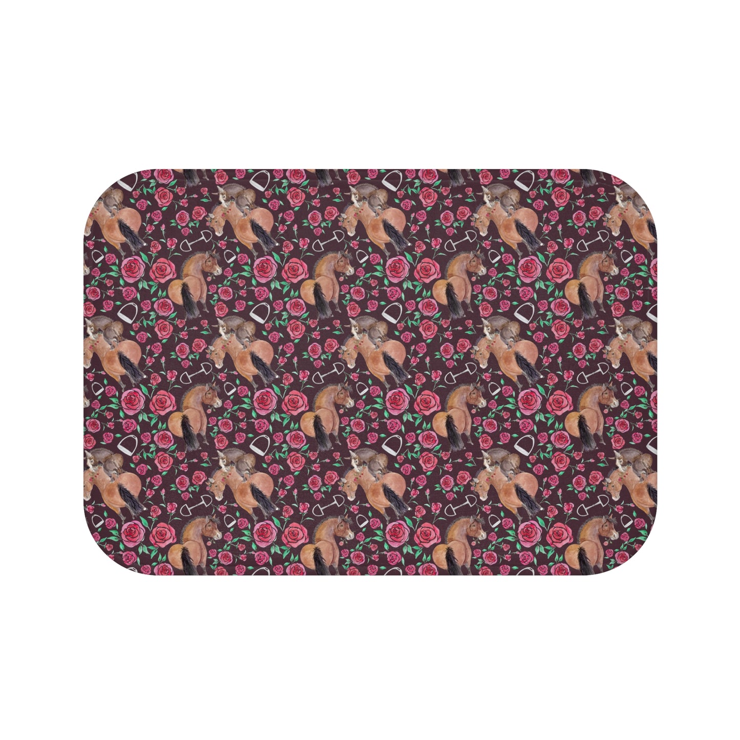 ]Adorable Ponies Rose and Rico Bath Mat