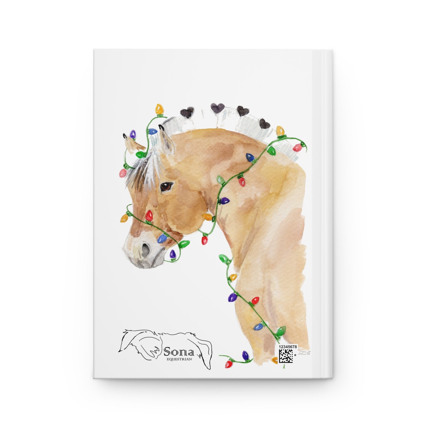 Lights and Love — Fjord Horse Hardcover Journal Matte