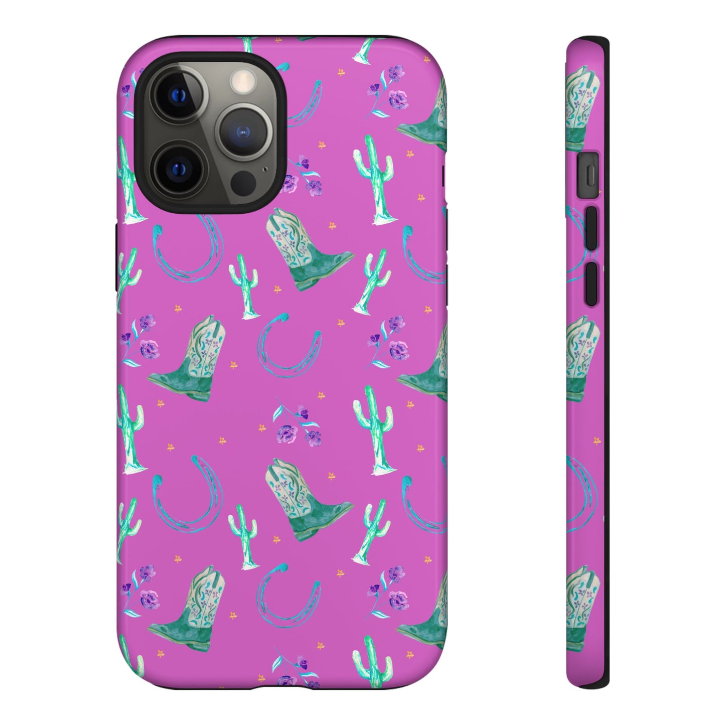 Lucky Boots in Pink Tough Phone Case