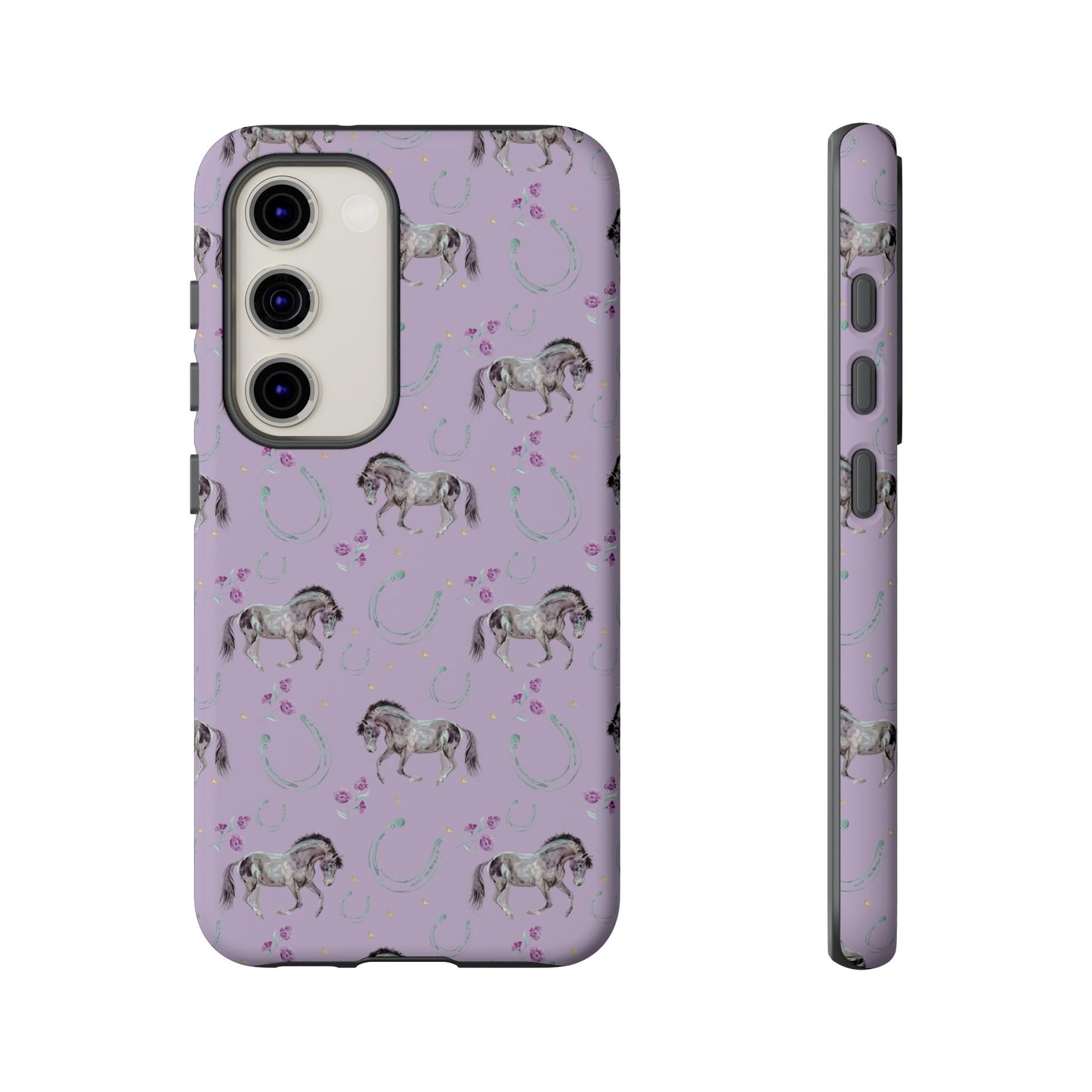 Lucky Mustangs in Lavender Tough Phone Case