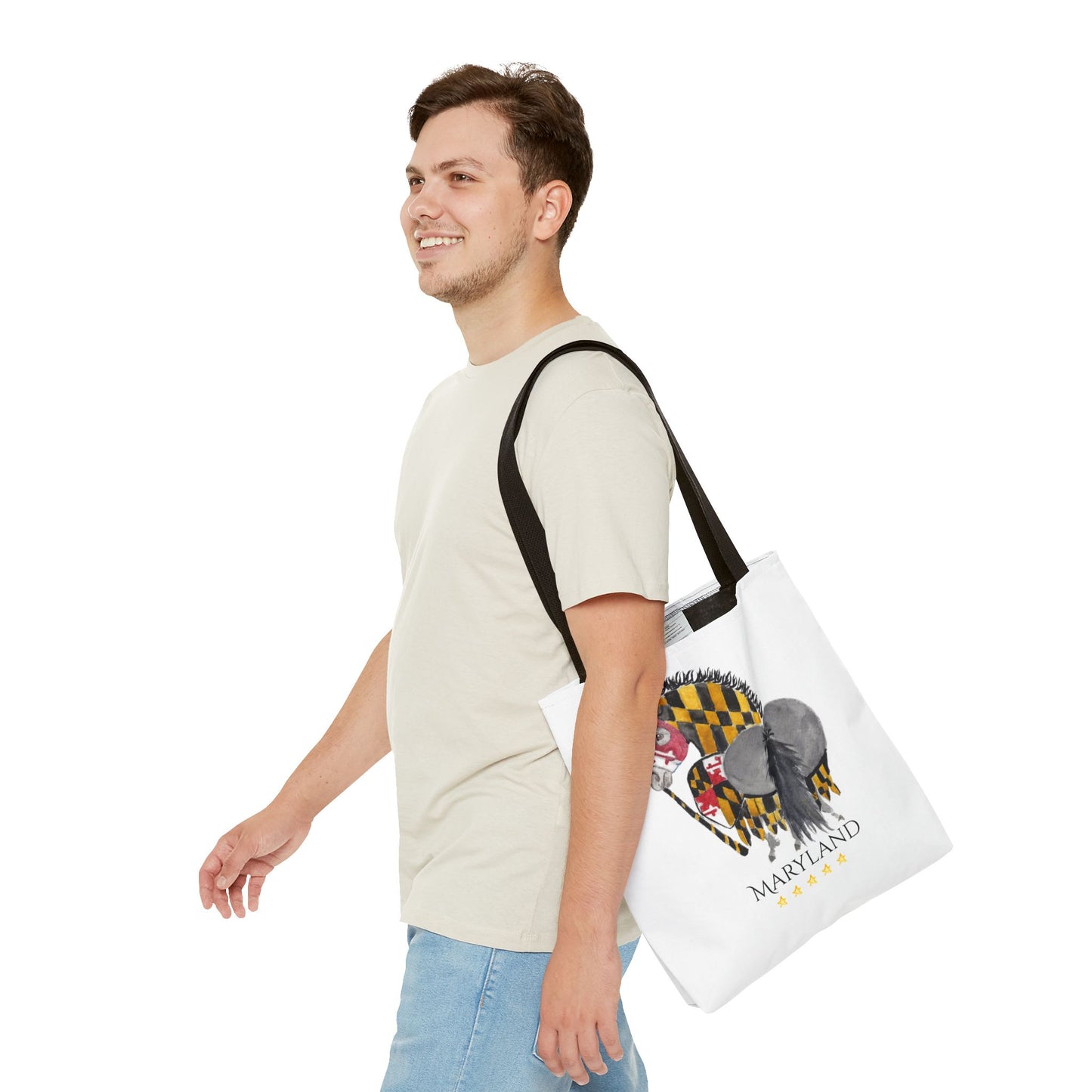 Adorable little Maryland 5 star Tote Bag - Whimsical Equestrian Design