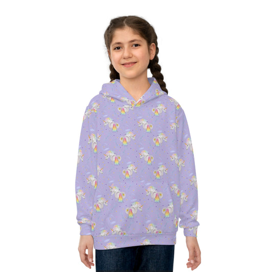 Adorable little Unicorns Lavender Children's Hoodie