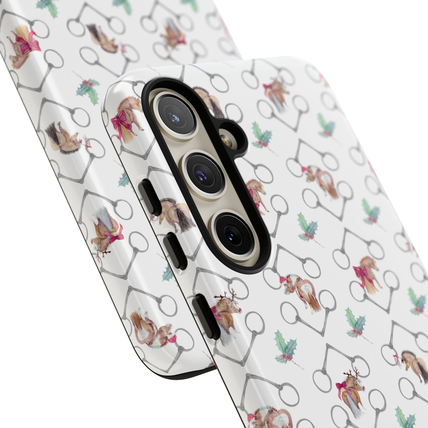 Adorable Ponies and holly Tough Phone Cases