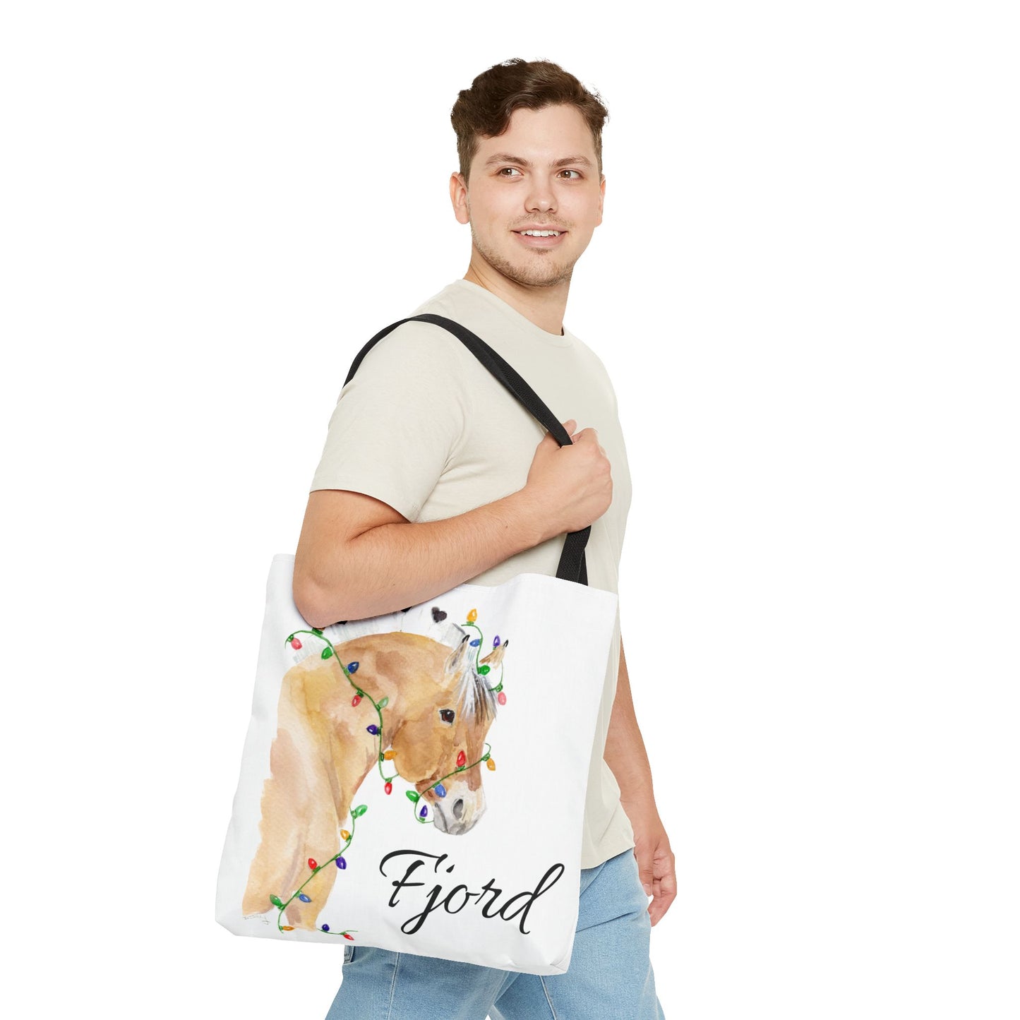 Lights and Love — Fjord Horse Tote Bag
