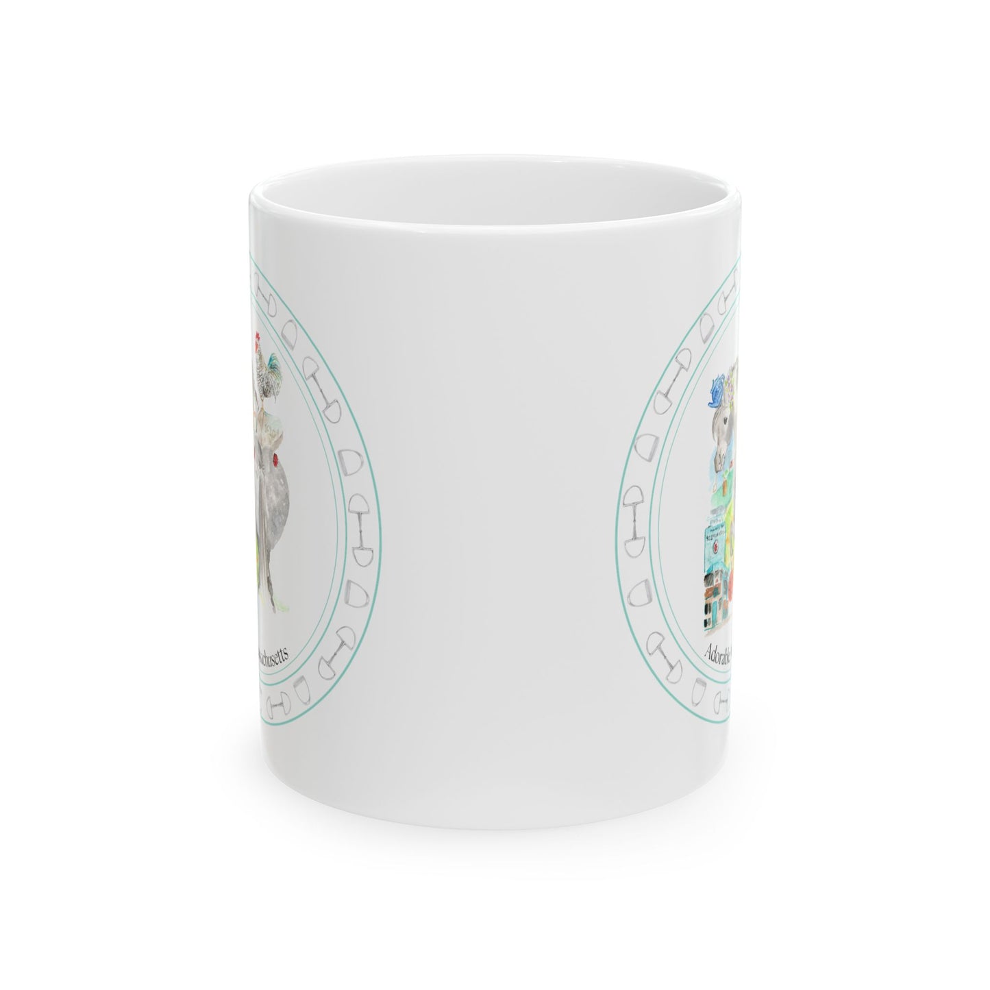 Adorable Massachusetts Ceramic Mug — (11oz, 15oz)
