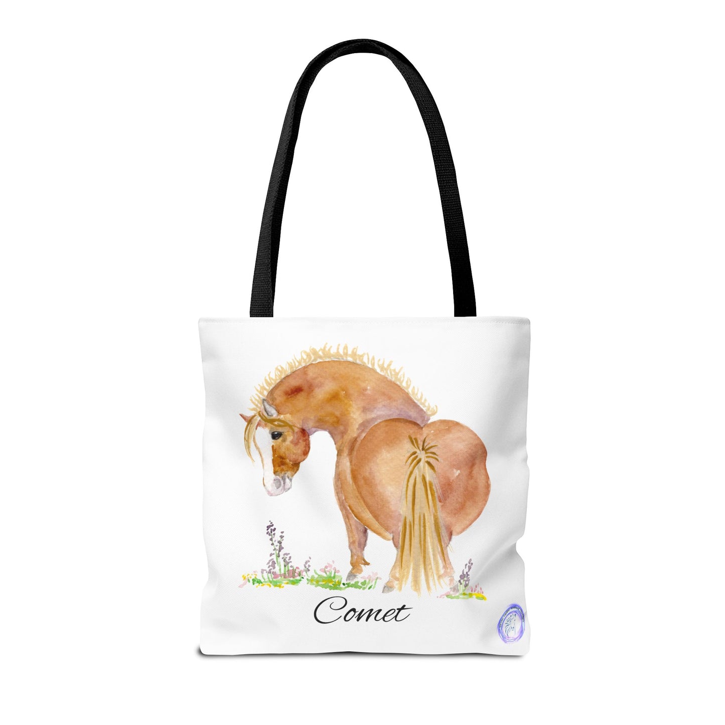Adorable little Comet Tote Bag - Whimsical Equestrian Design