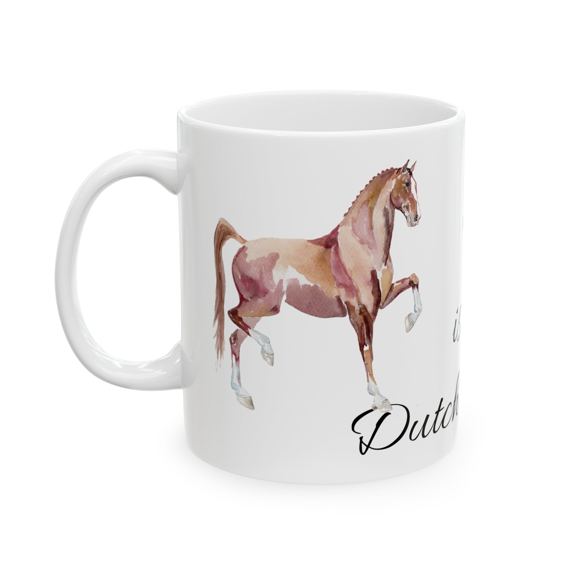 D is for Dutch Harness Ceramic Mug, 11oz - SonaEquestrian