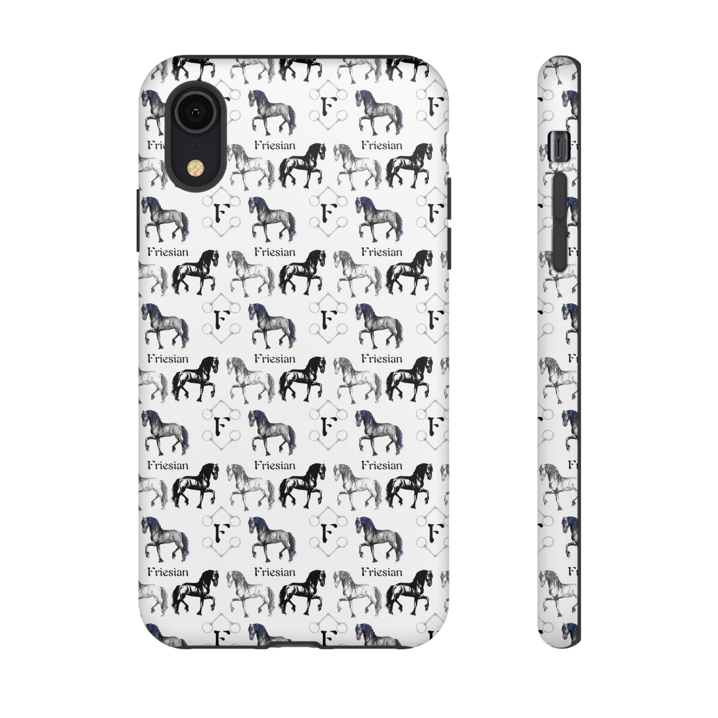 F is for Friesian Tough Phone Case