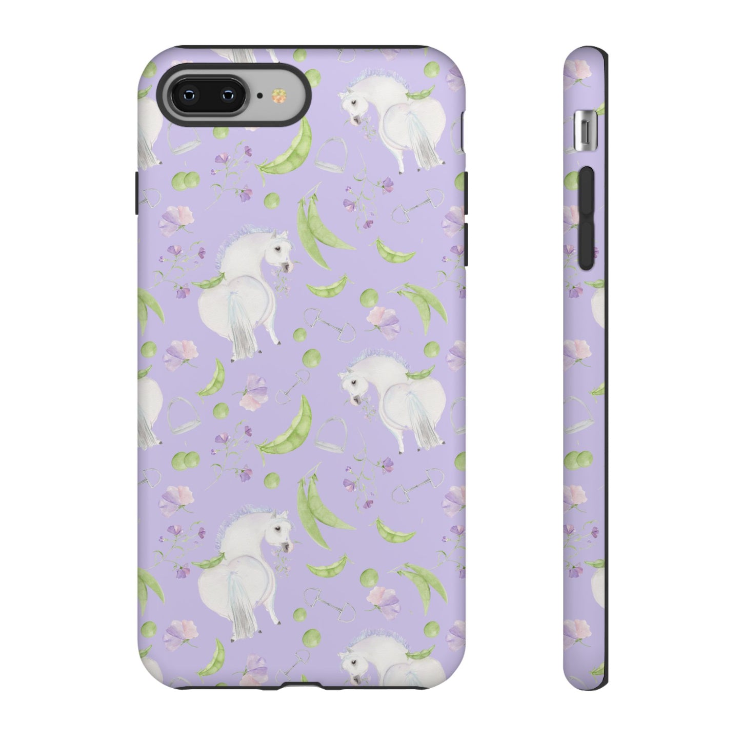 Adorable Pea Pod Lavendar   Tough Phone Cases