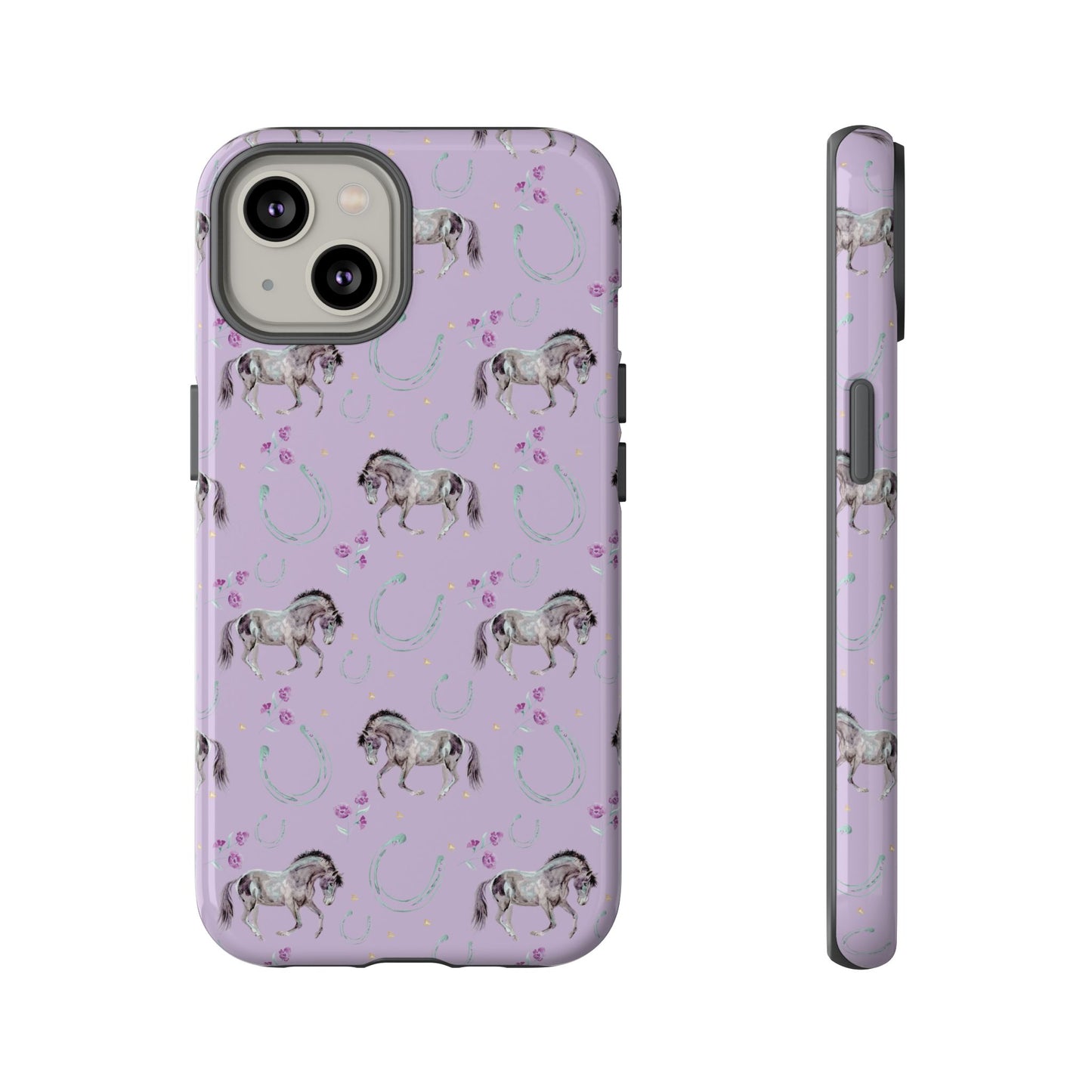 Lucky Mustangs in Lavender Tough Phone Case