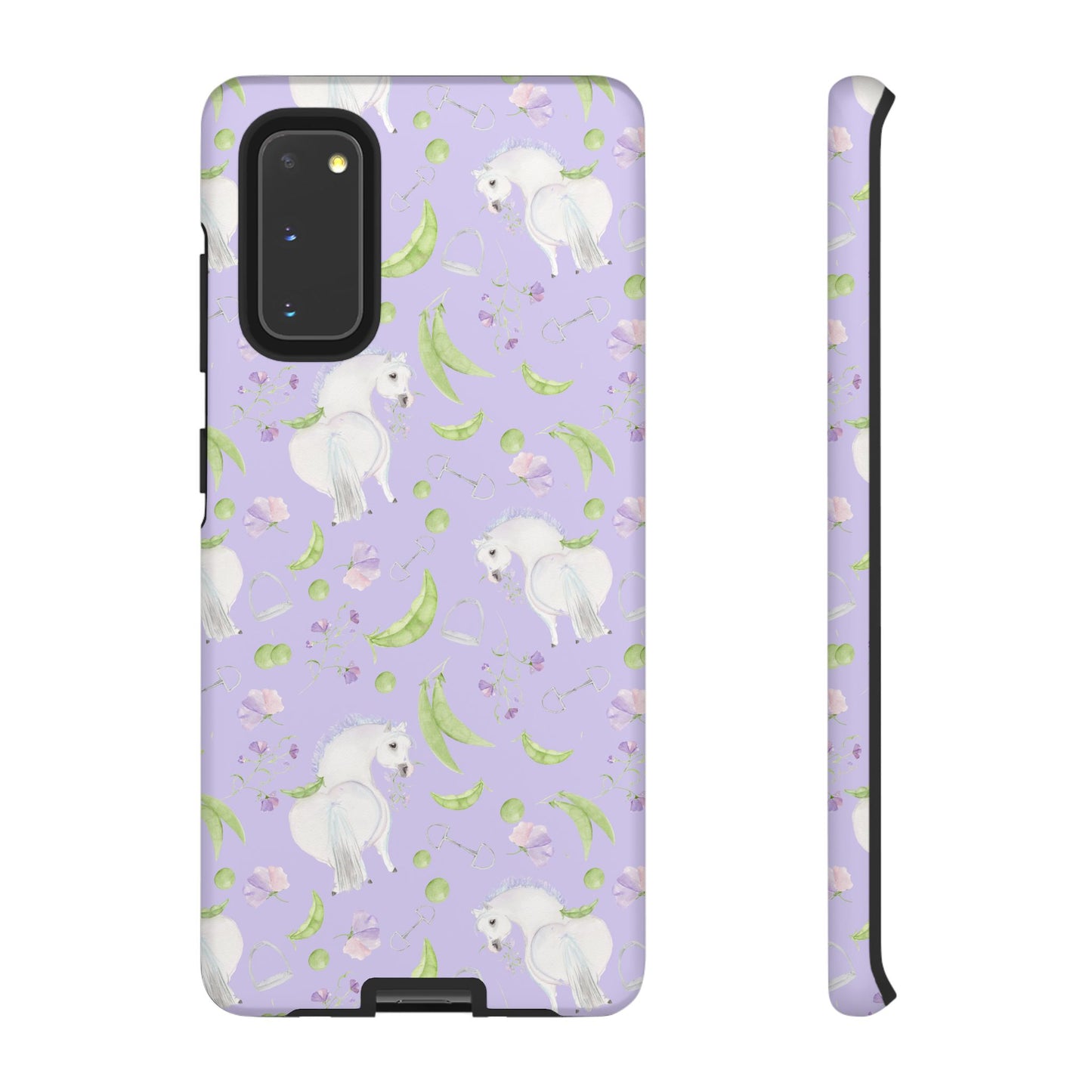 Adorable Pea Pod Lavendar   Tough Phone Cases
