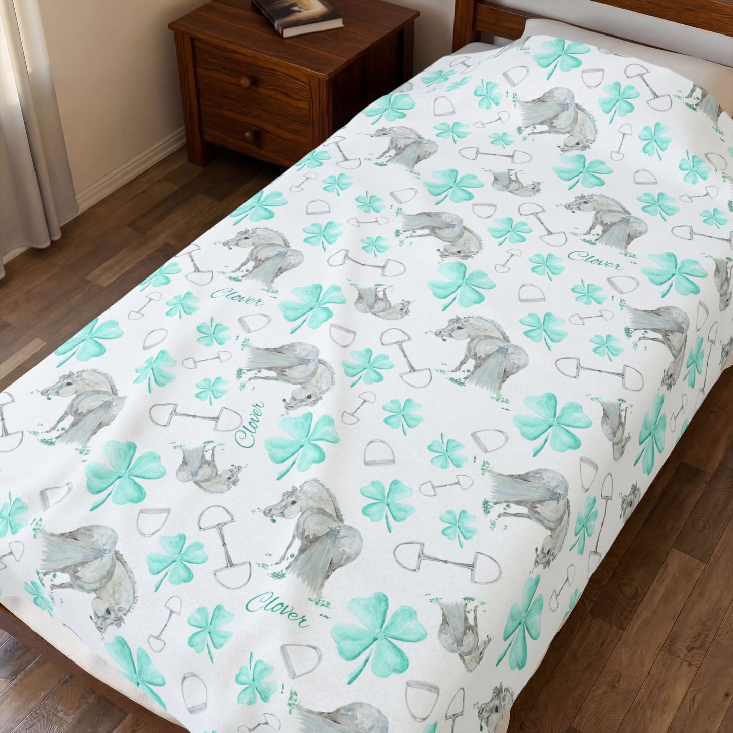 Plush Blanket Adorable Little Clover