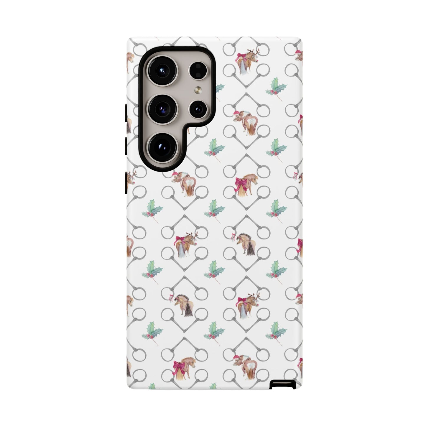 Adorable Ponies and holly Tough Phone Cases