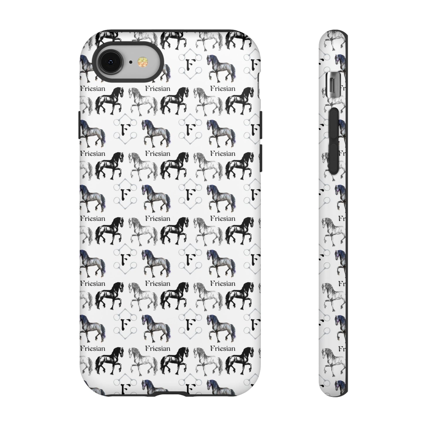 F is for Friesian Tough Phone Case