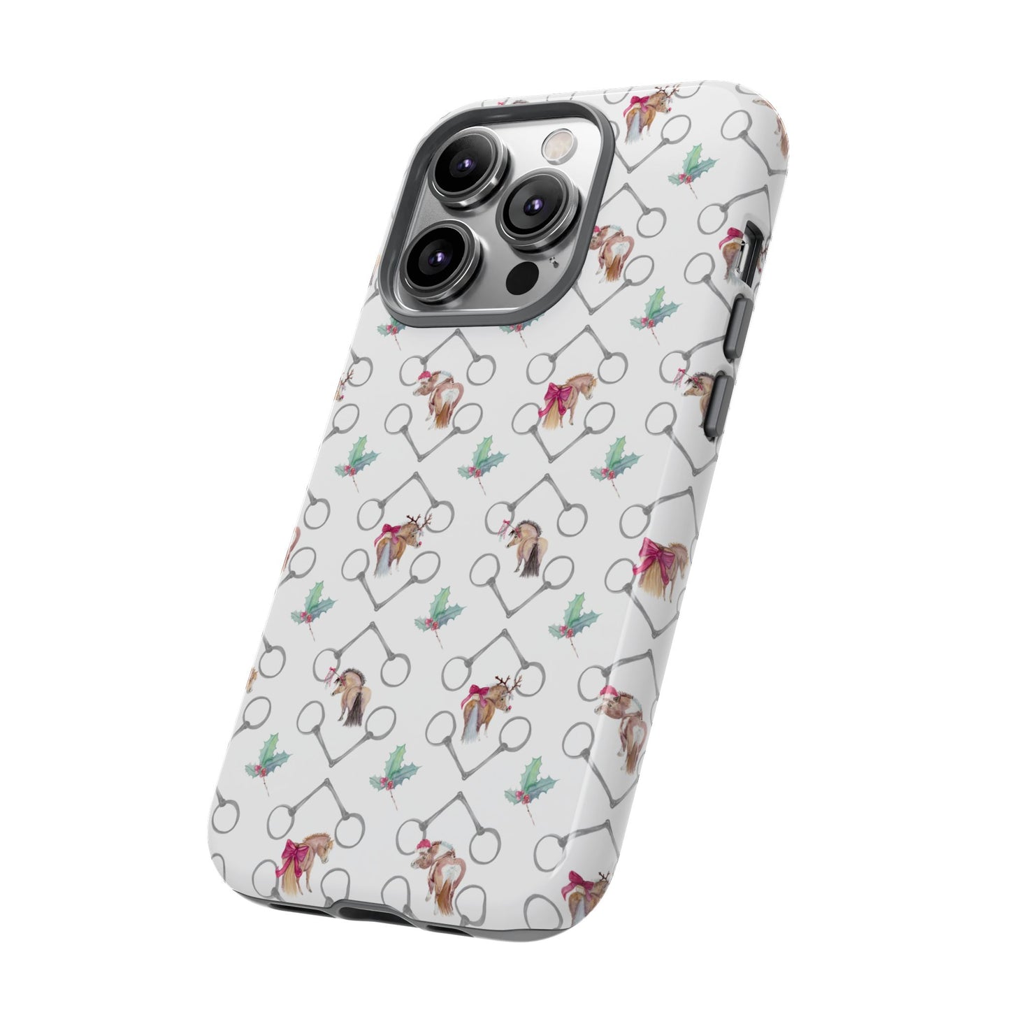 Adorable Ponies and holly Tough Phone Cases