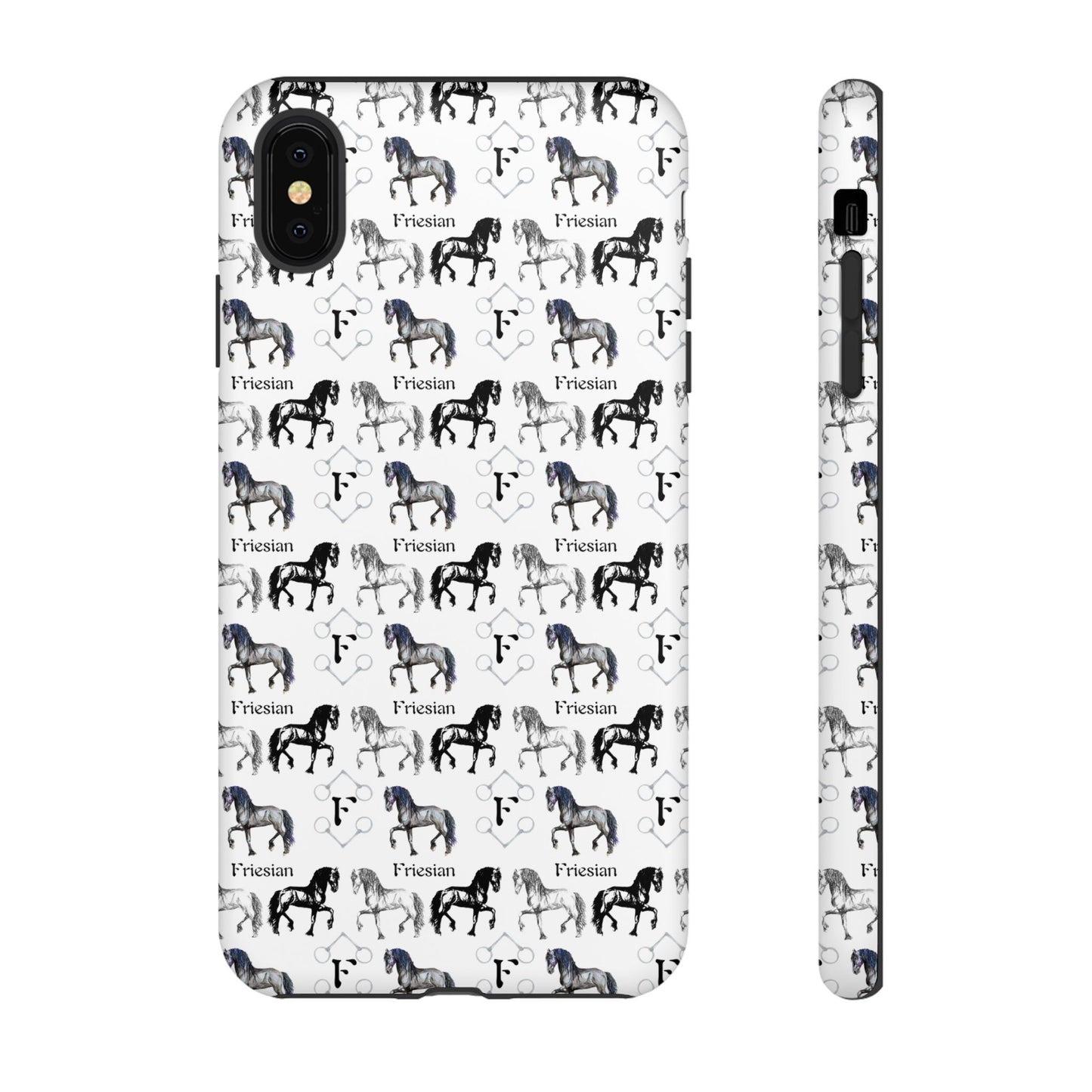 F is for Friesian Tough Phone Case