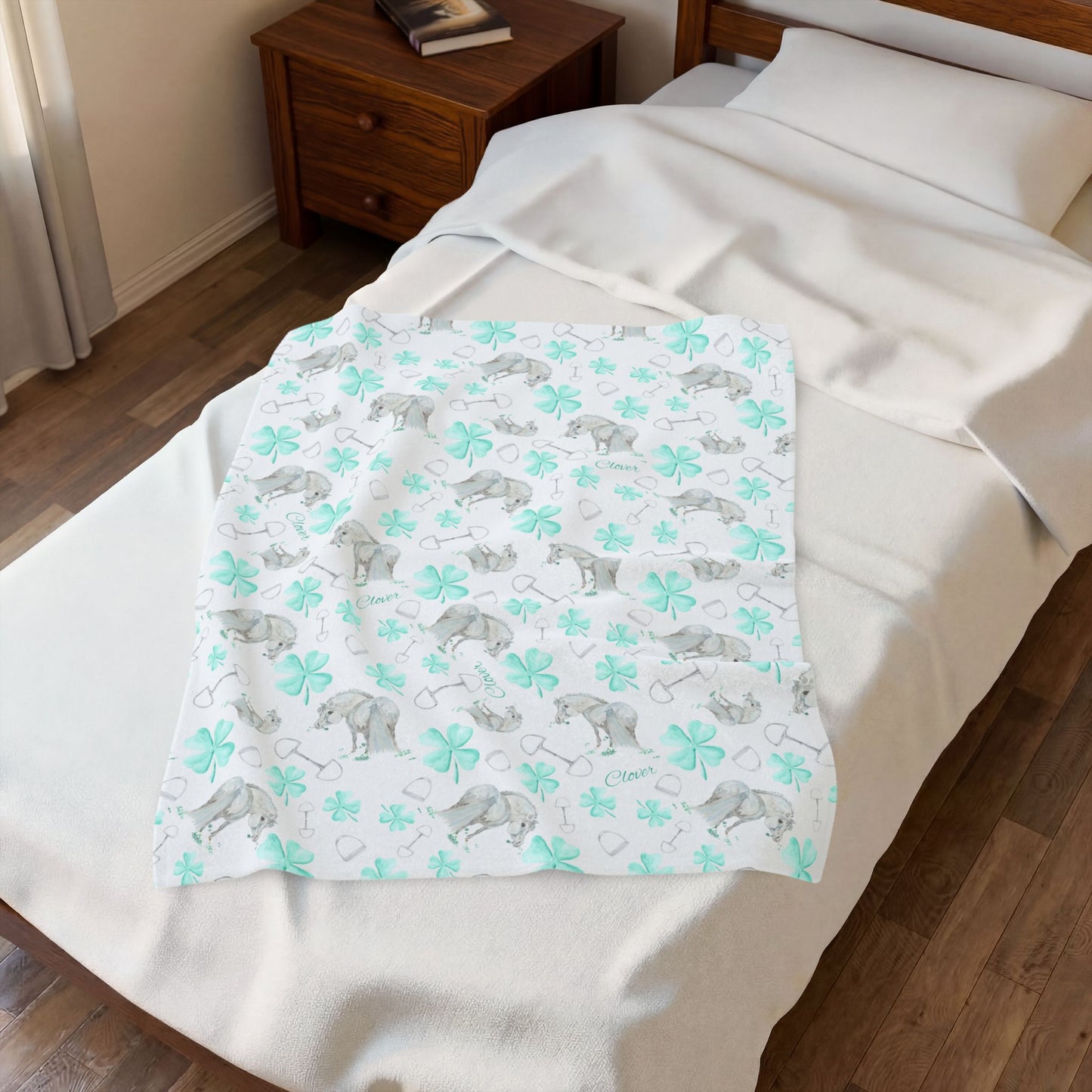 Plush Blanket Adorable Little Clover