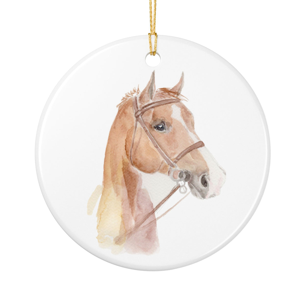 Jerico Ceramic Ornament — Cute Black Pony Holiday Decoration