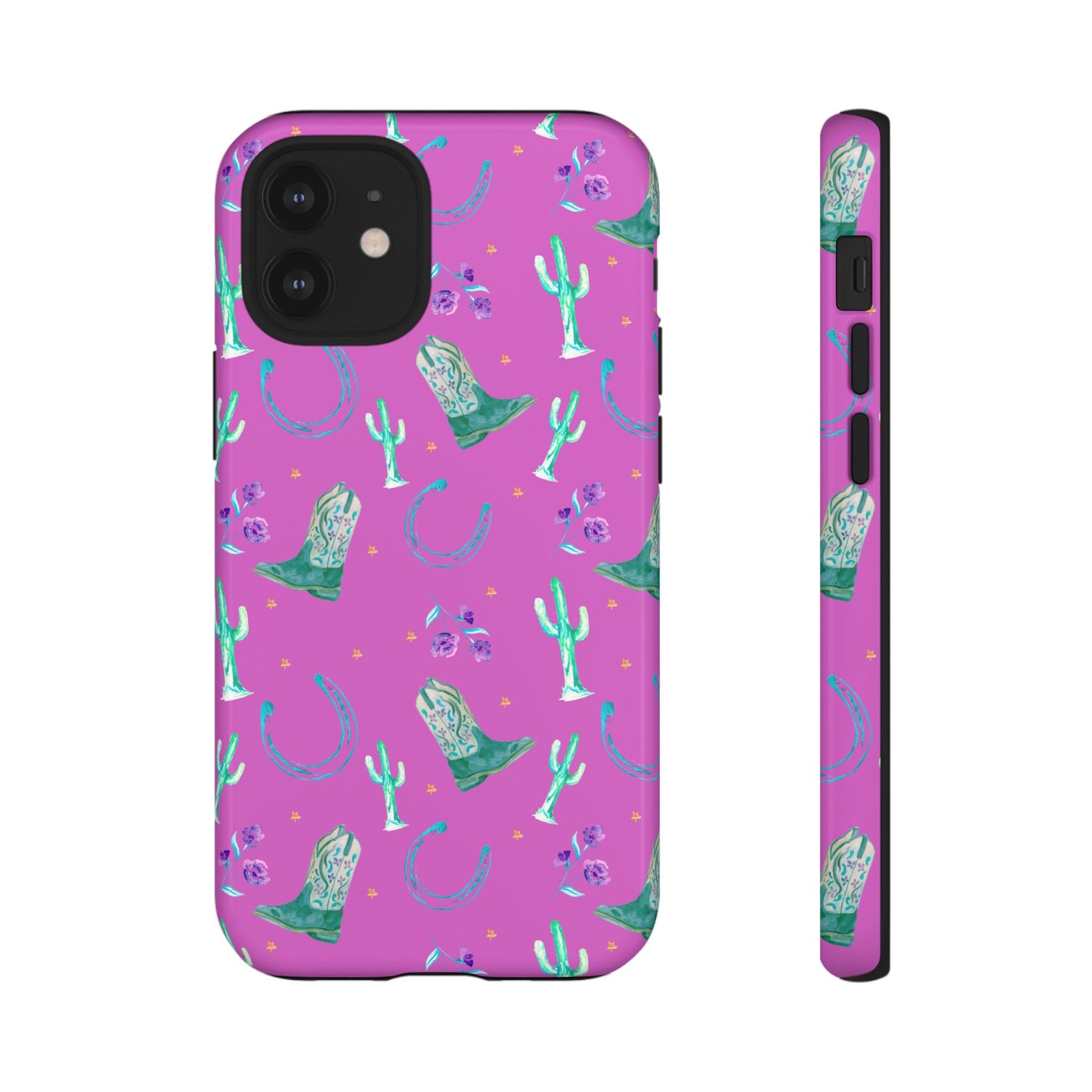 Lucky Boots in Pink Tough Phone Case