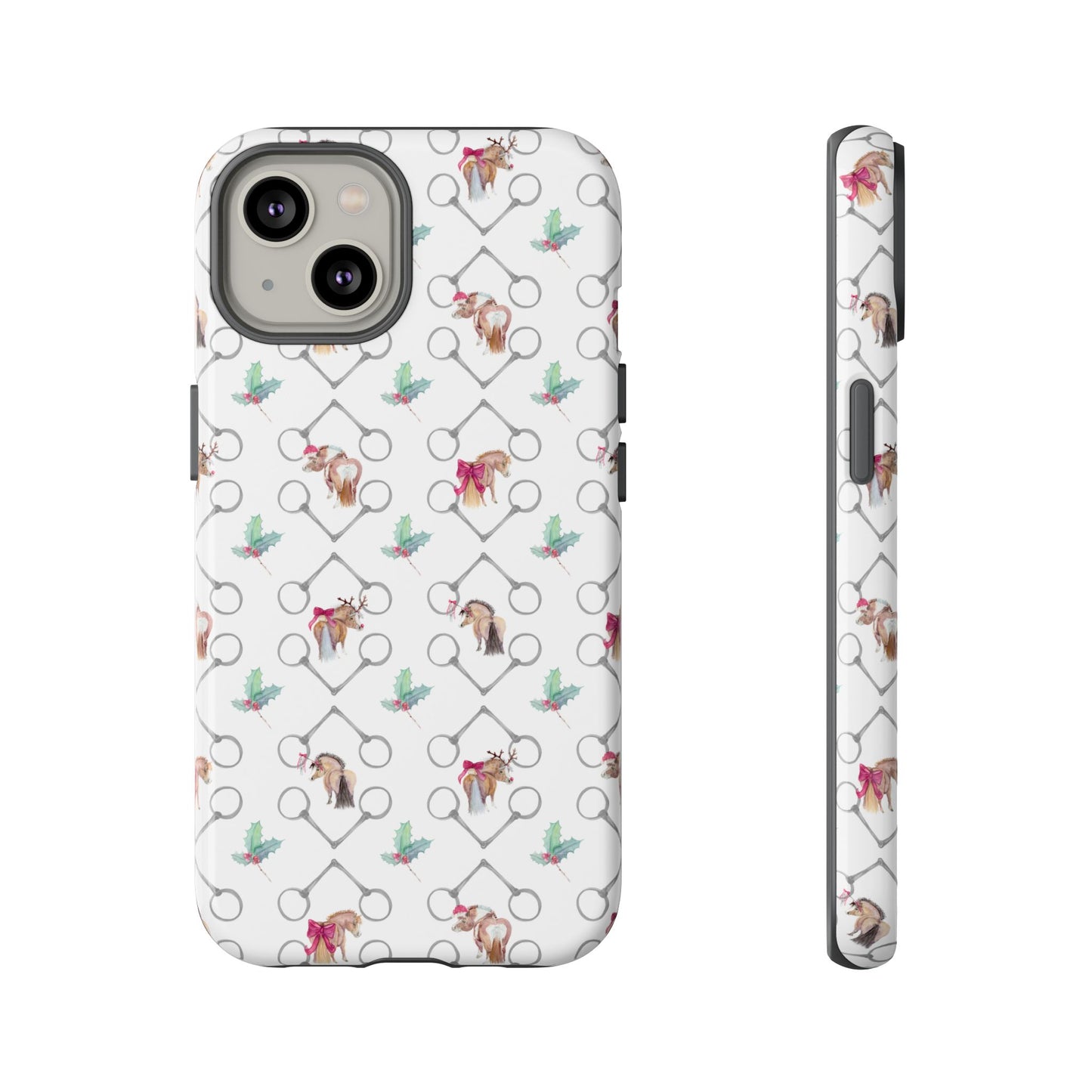 Adorable Ponies and holly Tough Phone Cases