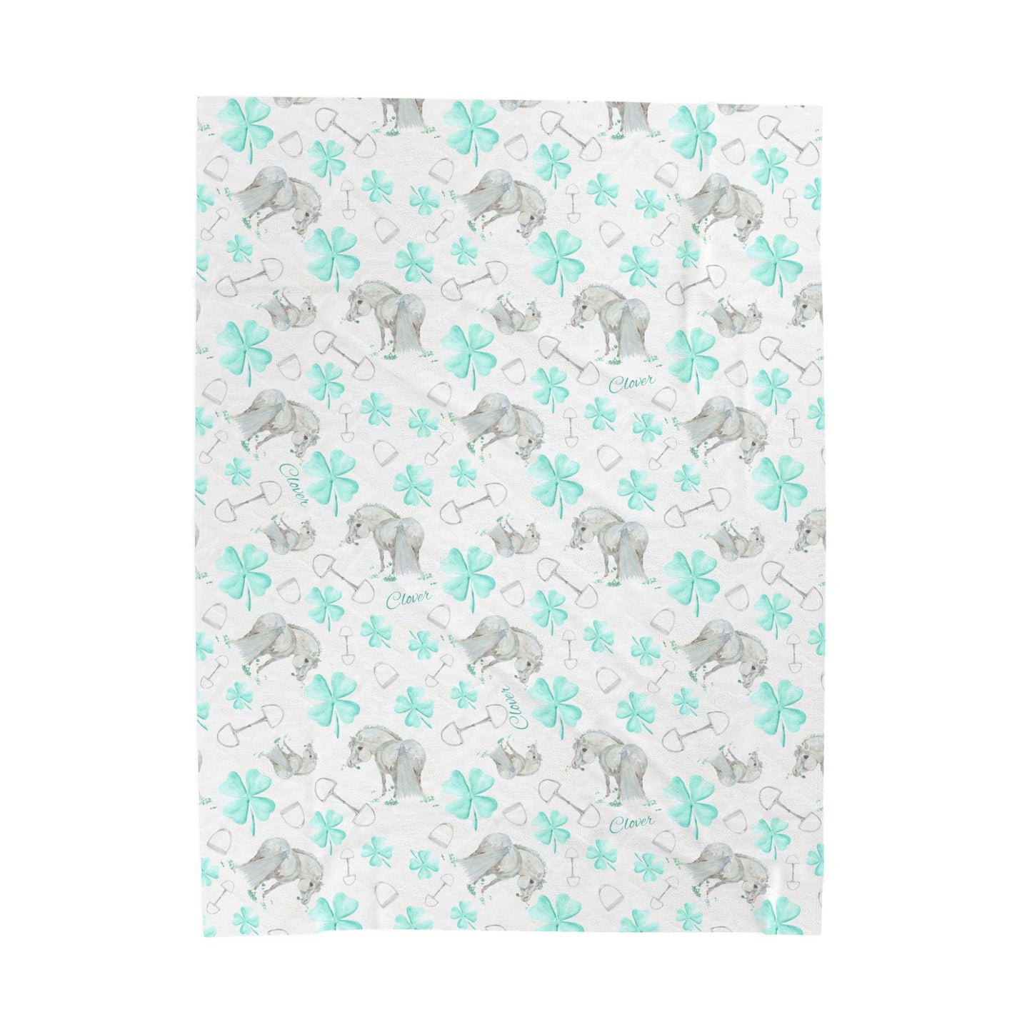 Plush Blanket Adorable Little Clover