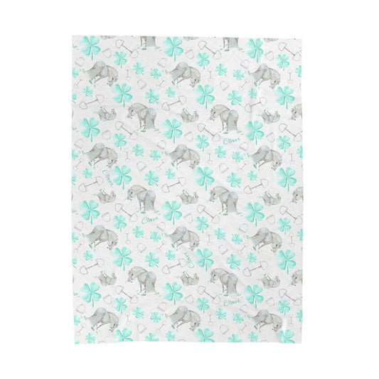 Plush Blanket Adorable Little Clover