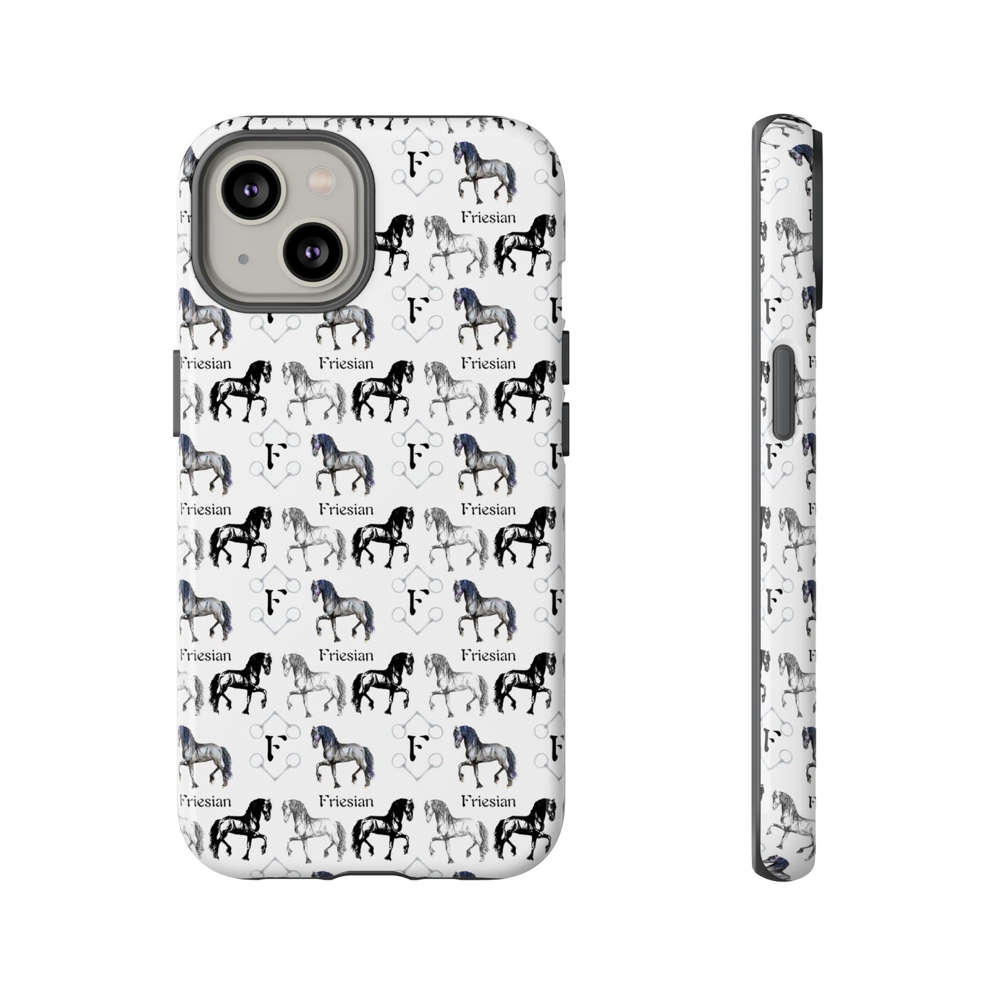 F is for Friesian Tough Phone Case