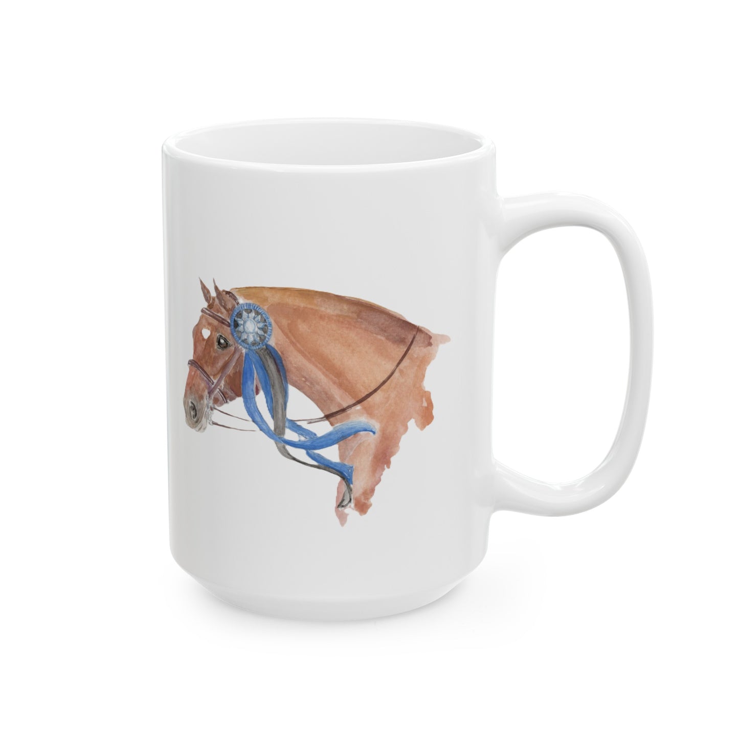 Calvin Regal in Royal  Ceramic Mug, (11oz, 15oz)