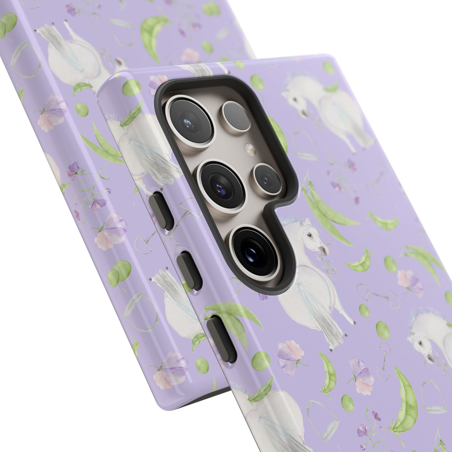 Adorable Pea Pod Lavendar   Tough Phone Cases