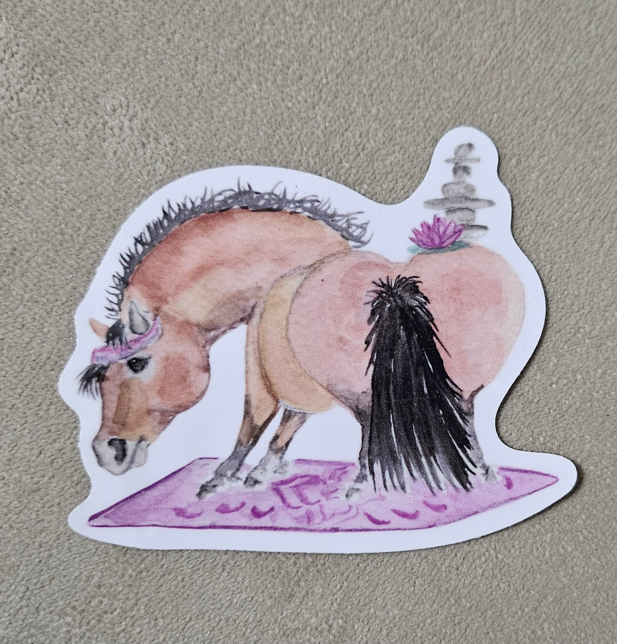 Adorable Chubby Ponies 3" Vinyl Stickers